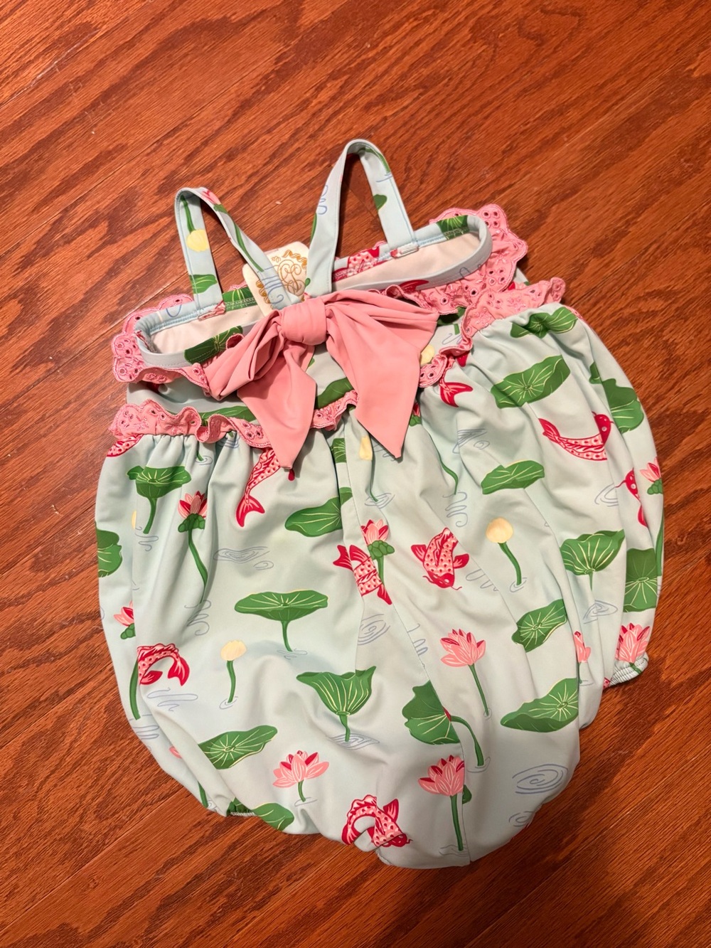 Beaufort Bonnet Company koi print toddler bathing suit - Picture 2 of 3